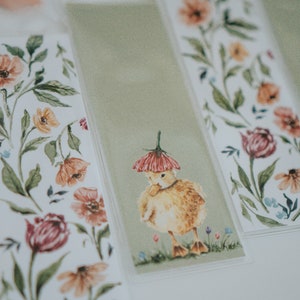 Spring Watercolor Bookmarks, Watercolor Bookmarks, Floral Bookmark, Bookmarks, Bookish Gifts, Easter, Paper, Bookmarks