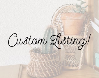 Custom Listing for Missey!