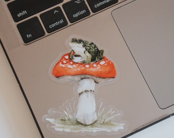 Mushroom Toad Sticker