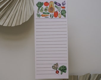 Farmer's Market Vegetable Notepad