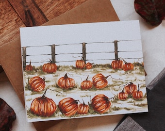 Pumpkin Patch Greeting Card