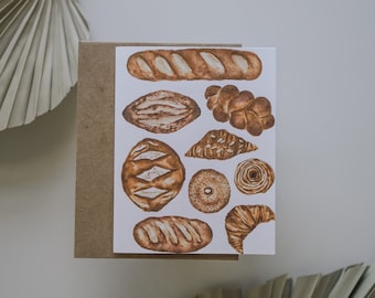Baked Goods Sourdough Bread Card