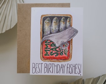 Best Birthday Fishes Card