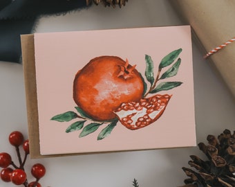 Pink Pomegranate Card