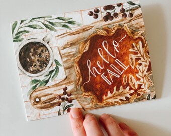 Hello Fall Greeting Card