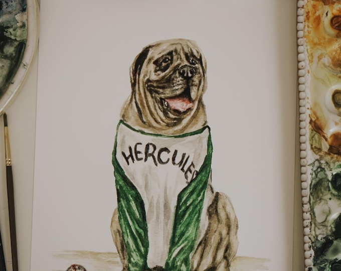 Featured listing image: The Sandlot Dog Print