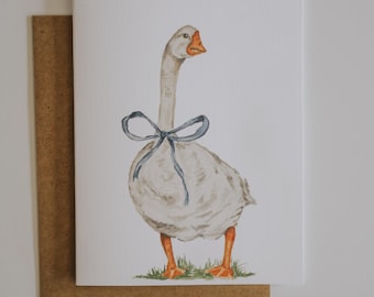 Spring Country Goose Card