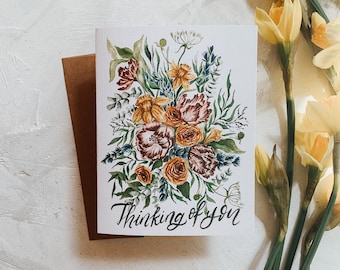 Thinking of You Bouquet Greeting Card