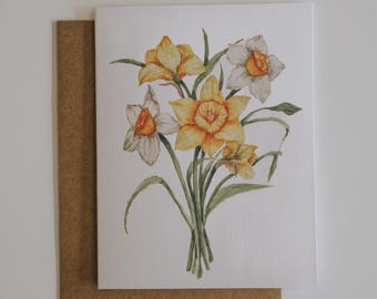Daffodil Bouquet Card