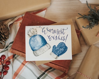 Warmest Wishes Hat and Mittens Card