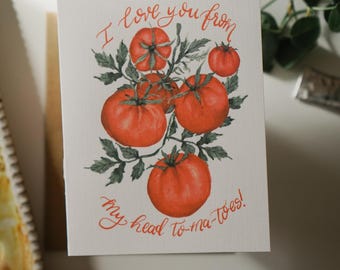 I Love You Tomatoes Card