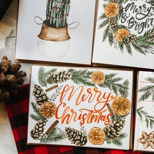 Acht sortierte Weihnachtskarten, Klassische Weihnachtskarten, Urlaubskarte, nostalgische Weihnachten, Weihnachtsgrußkarte Bild 6