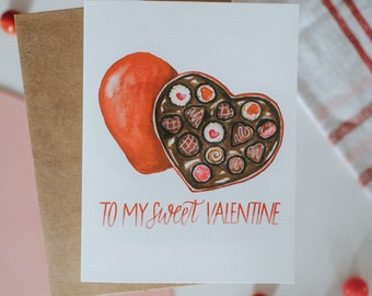 Sweet Valentine Chocolates Card