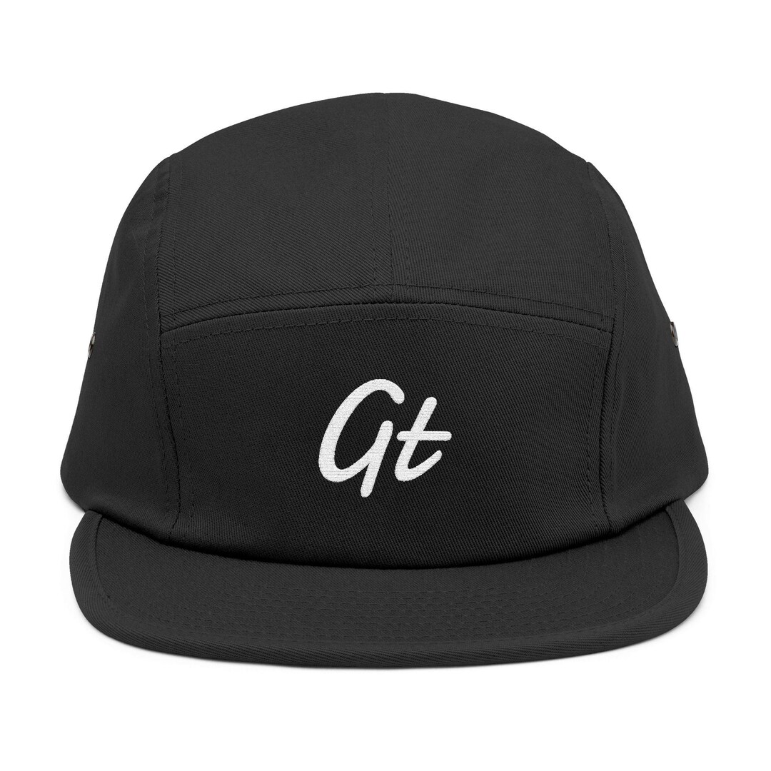 GT Script Embroidered 5-panel Cap | USA Back Embroidery - Etsy