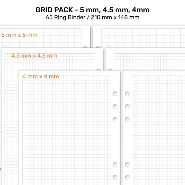 A5 Binder - Etsy