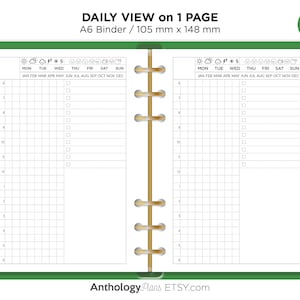 Visualizzazione giornaliera dell'anello A6 - Meteo, rilevatore dell'umore GRID Minimalist Do1P