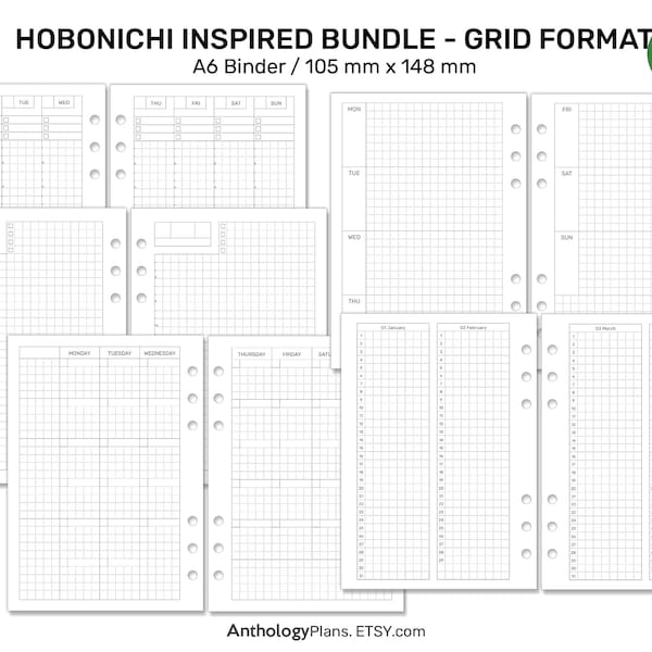 Hobonichi Cover A6 - Etsy