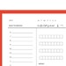 A6 DAILY Schedule With Tracker Printable RING Planner Insert - Etsy Canada