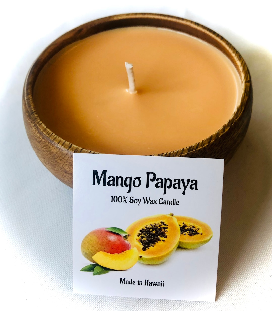 Maui Mango 19-oz. Beach Glass Candle