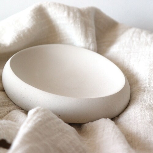 Concrete Ellipsis Soap Dish Etsy UK
