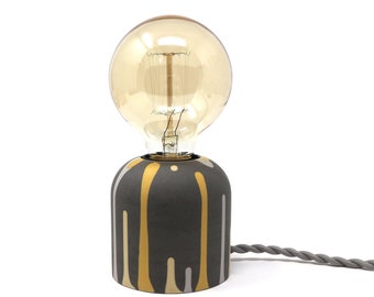 Randomness - Handcrafted Jesmonite Table Lamp