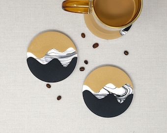 Jesmonite Coasters - A set of two