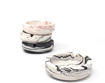 Marbled Ban - Jesmonite Ashtray
