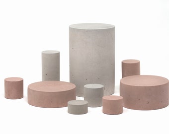 Concrete Cylinder - Display Stand