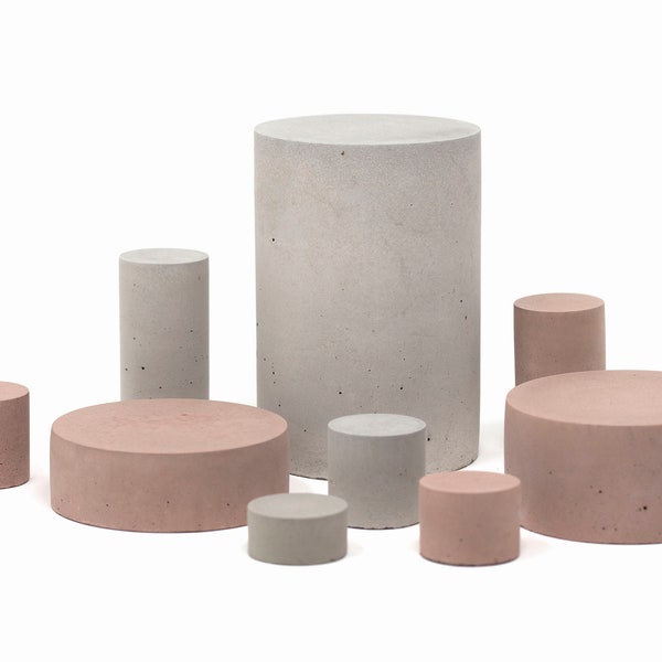 Concrete Cylinder - Display Stand