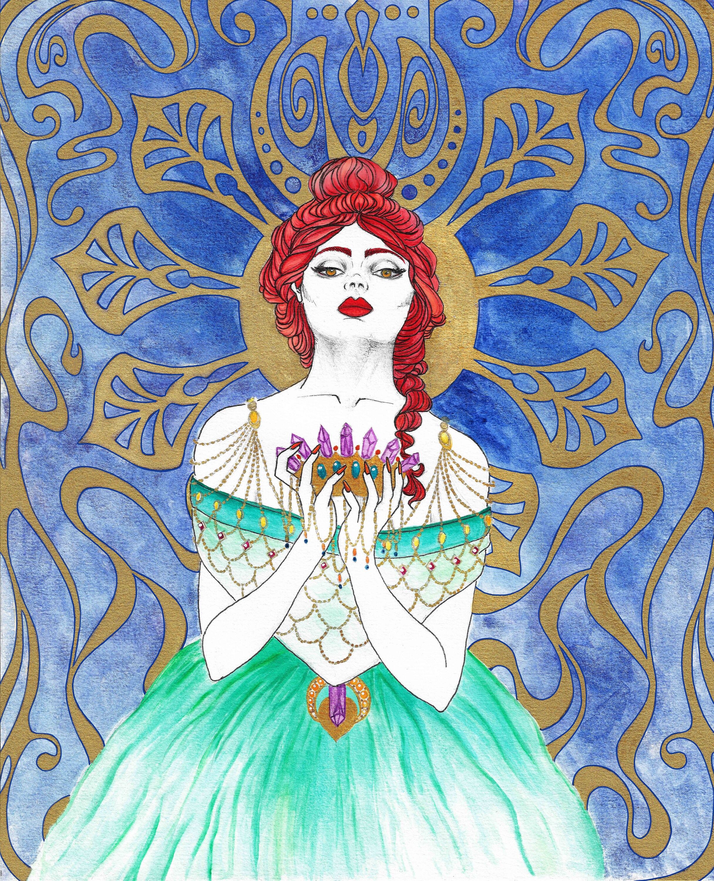 Impression Art Reine Des Sortilèges