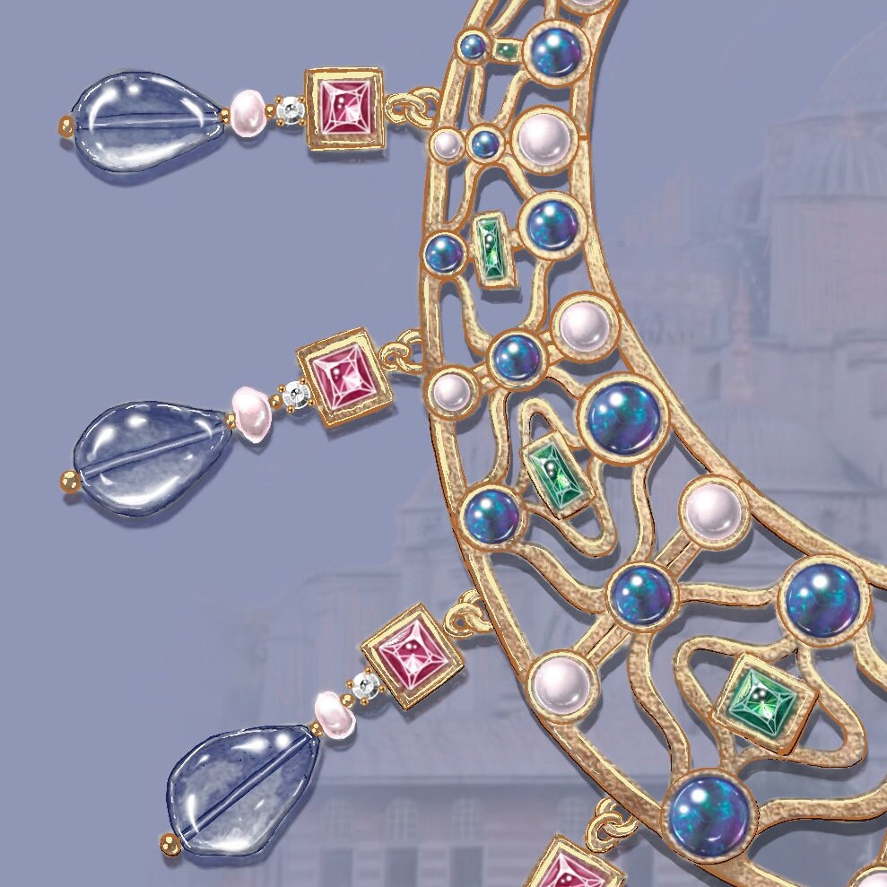 Art Collier Byzantin Reproduction