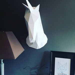 Geometric Papercraft Unicorn Kit DIY Do it yourself image 4