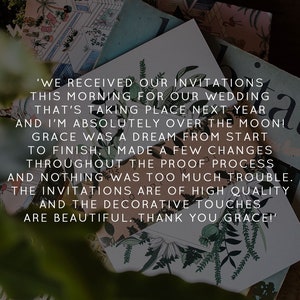 Botanical Greenery Wedding Invitations Rustic Kraft Wedding Invitation Suite Invite Set Sample Pack Featured on Rock my Wedding image 10