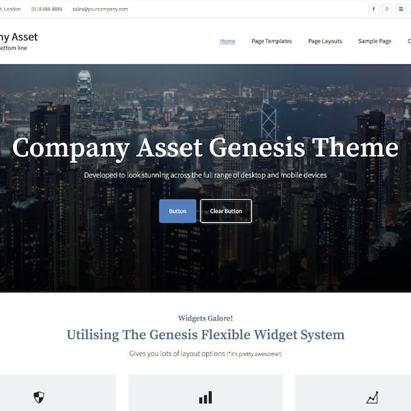 Company Asset Genesis Theme