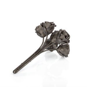 Bouquet of 6 Wrought Iron Roses 6th Anniversary Present image 7
