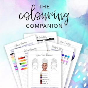 Color tracker, Colour tracker, Coloring book tracker, Colouring book tracker, Color chart, Pencil chart, Prismacolor chart image 1