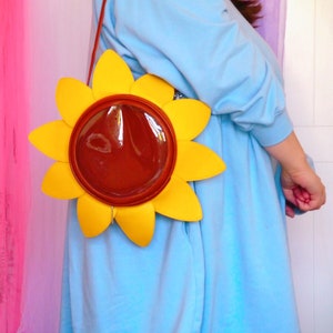 Sunflower Flower Petal Ita Bag Sidebag Crossbody Backpack