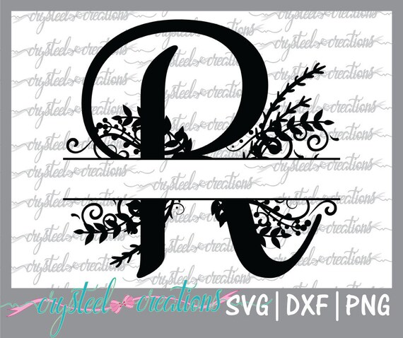 Download Letter R Split Monogram Svg Png Dxf Regal Split Alphabet Etsy