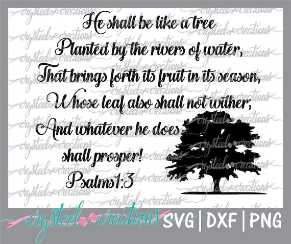 Psalms 13 Svg Png Dxf Silhouette Cricut Farmhouse Svg Wood Sign Svg Country Scripture Bible Verse Decorative Words Christian
