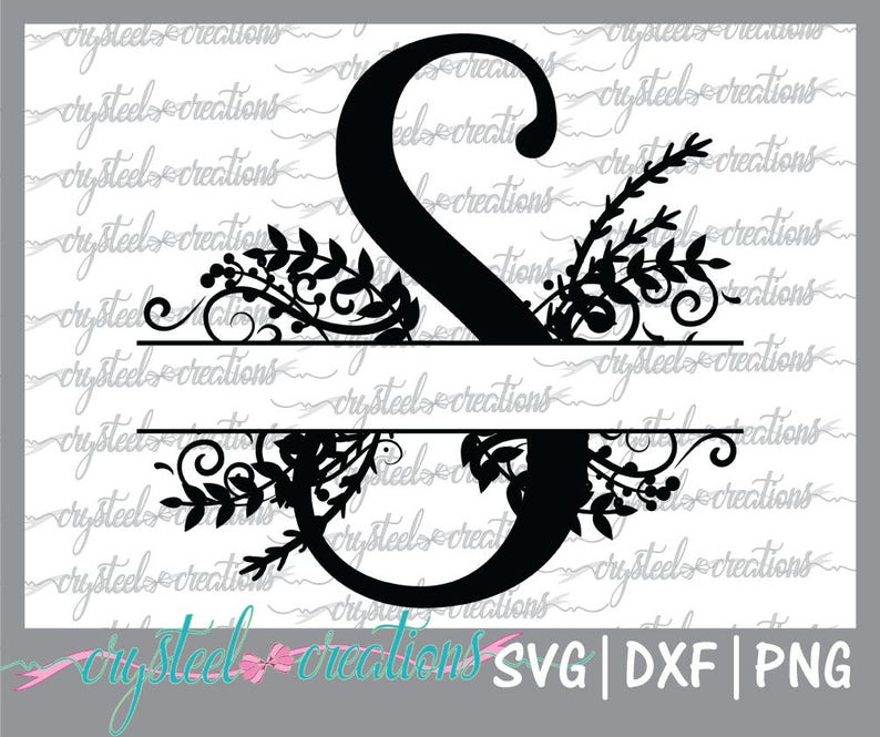 Download Letter S Split Monogram SVG PNG DXF Regal Split Alphabet ...