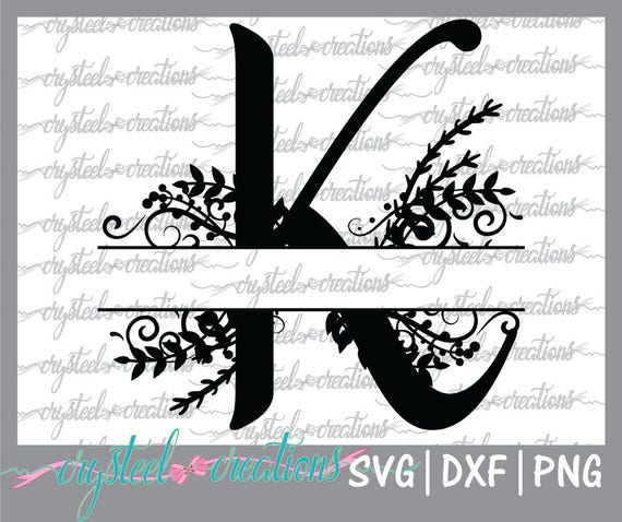 Download Letter K Split Monogram SVG PNG DXF Regal Split Alphabet ...