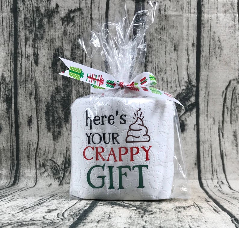 Download Crappy Gift SVG PNG Silhouette Cricut Christmas Toilet | Etsy