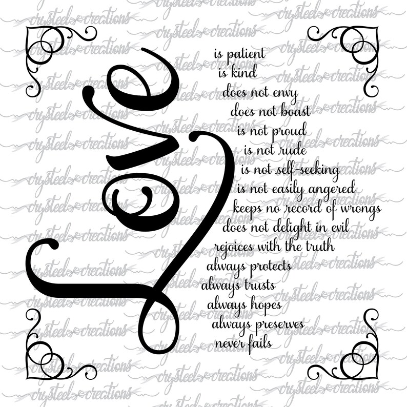 Download Love is SVG PNG DXF Silhouette Cricut Valentine's | Etsy