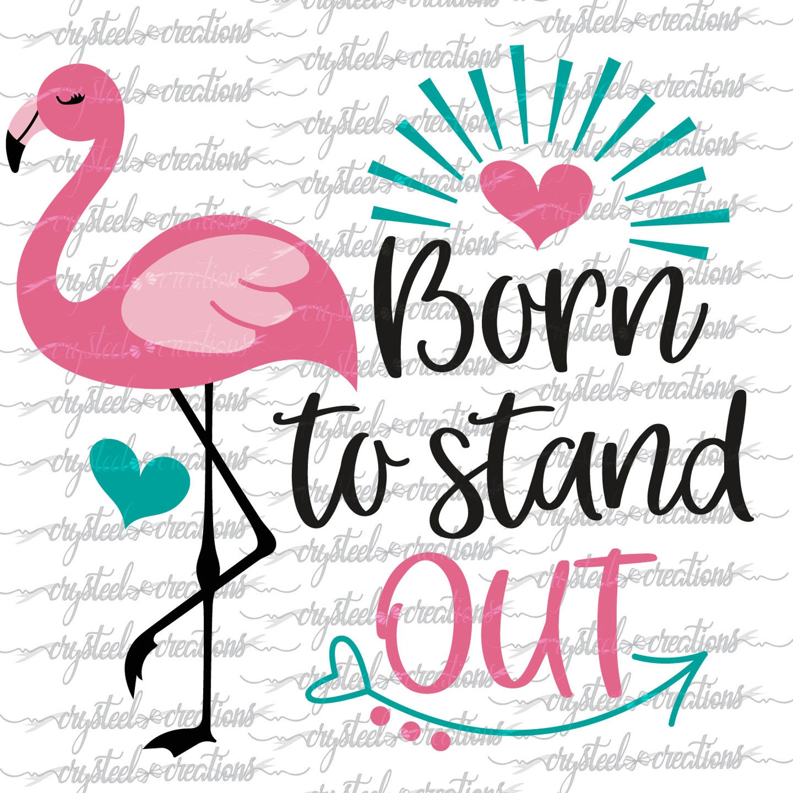 Born to Stand Out SVG PNG DXF Silhouette Design Vinyl Etsy Canada