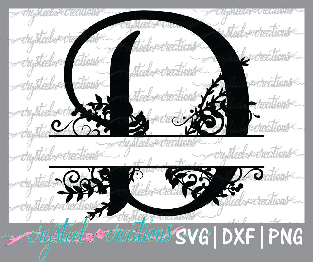Download Letter D Split Monogram SVG PNG DXF Regal Split Alphabet ...