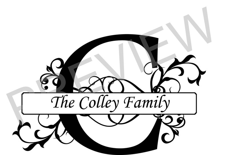 Download Split Monogram SVG Letter C Regal Split Alphabet Vector | Etsy