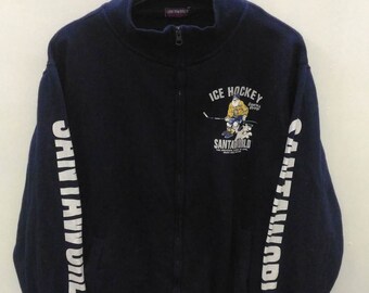 Vintage Ice Hockey Santa & Gypsy Santa World Jacket