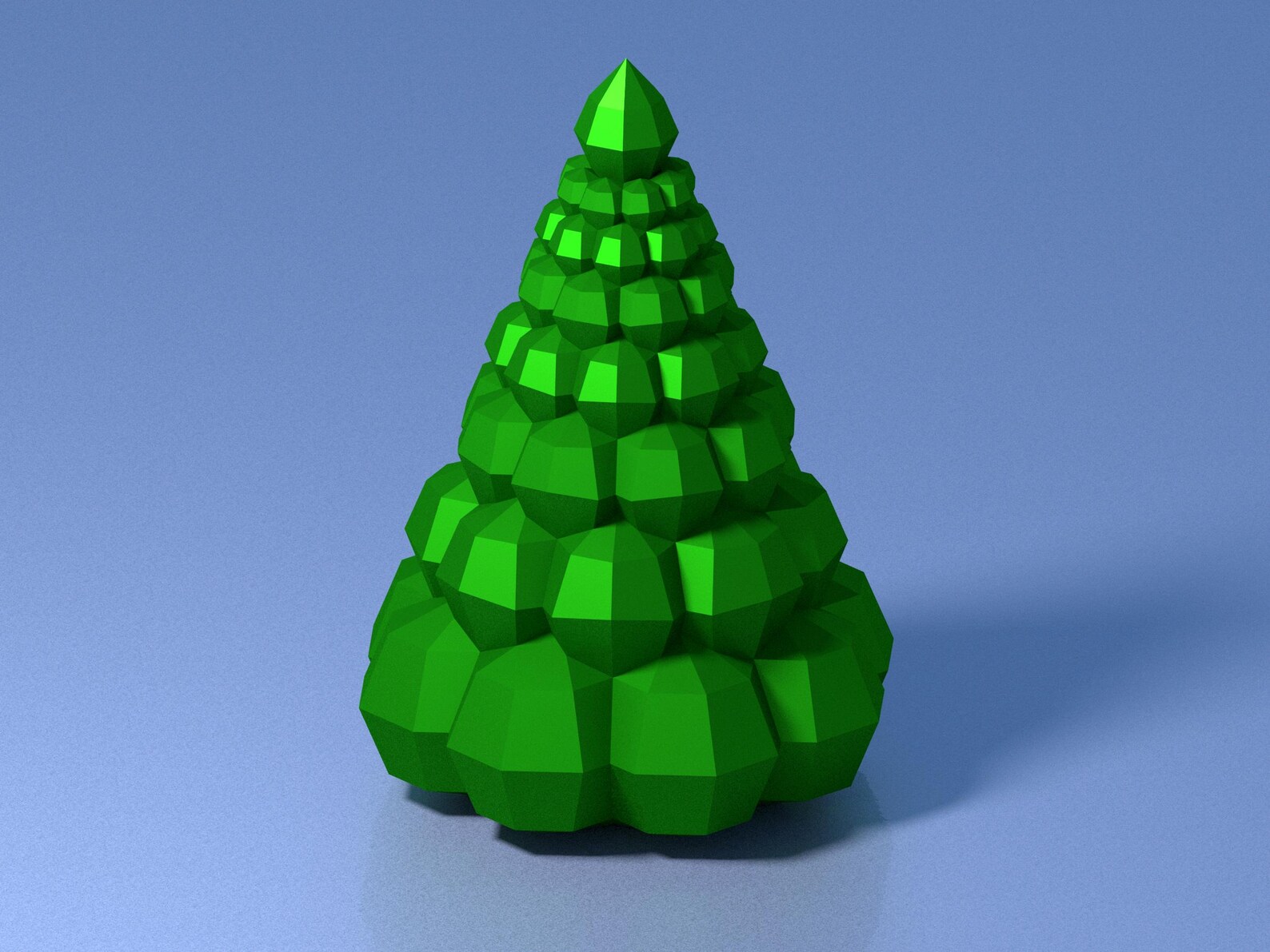3d Papercraft Christmas Tree PDF Template, SVG Christmas Tree Template ...