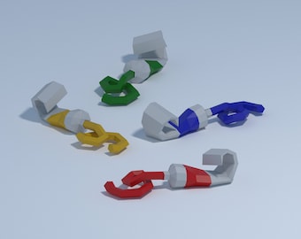 Papercraft 3d tube of paint, low poly papercraft paint tube template, paper decor, DIY template, gift to artist, pepakura template