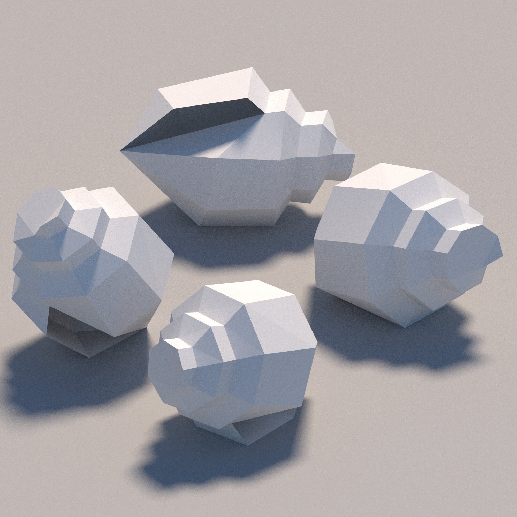 Papercraft PDF Template for Sea Shell, Origami, Paper, Sculpture ...
